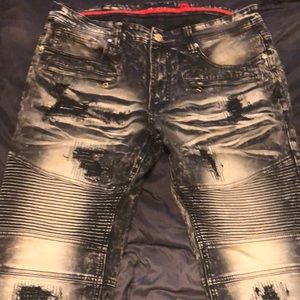 Men’s Makobi denim suit
